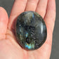 Flashy Labradorite Palm Stone