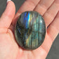 Flashy Labradorite Palm Stone