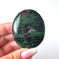 Flashy Ruby Zoisite Palm Stone