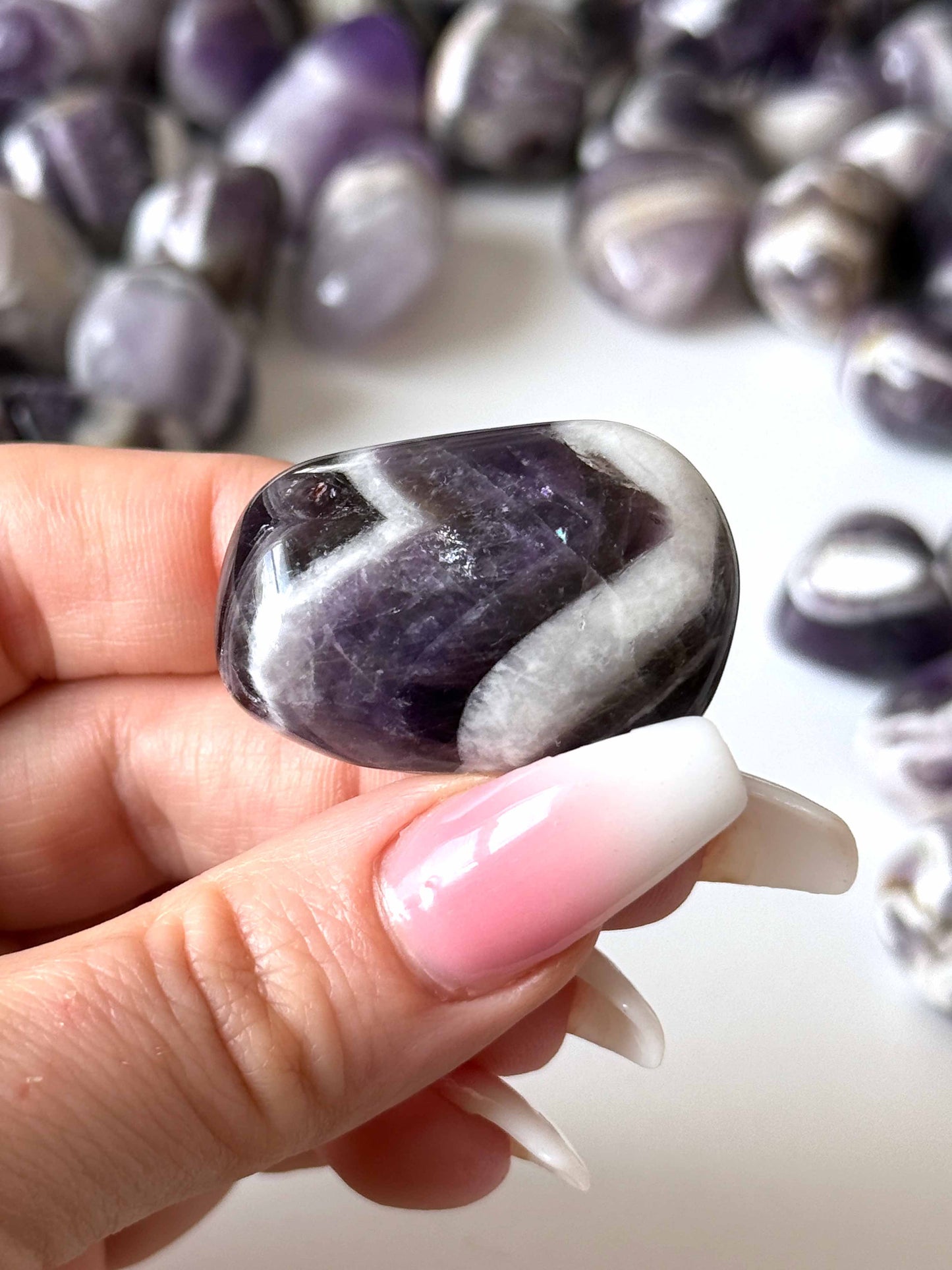 Flashy Dream Amethyst Large Tumbled