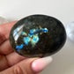 Flashy Labradorite Palm Stone