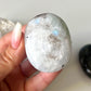 Flashy Rainbow Moonstone Palm Stone