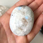 Flashy Rainbow Moonstone Palm Stone