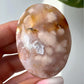 Flower Agate Palm Stone