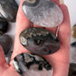 Fluorescent Agate Palm Stone