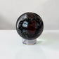 Garnet in Astrophyllite Spheres 60mm