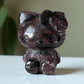 Garnet Kitty Carving