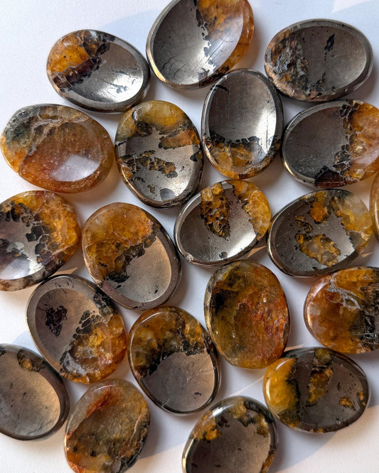 Golden Healer Pyrite Worry Stone