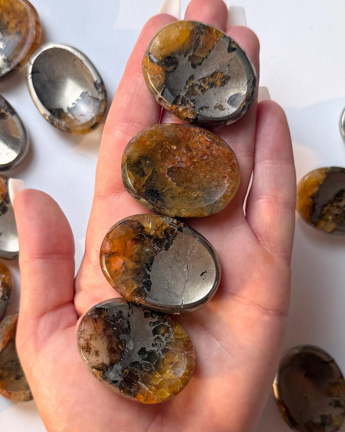 Golden Healer Pyrite Worry Stone