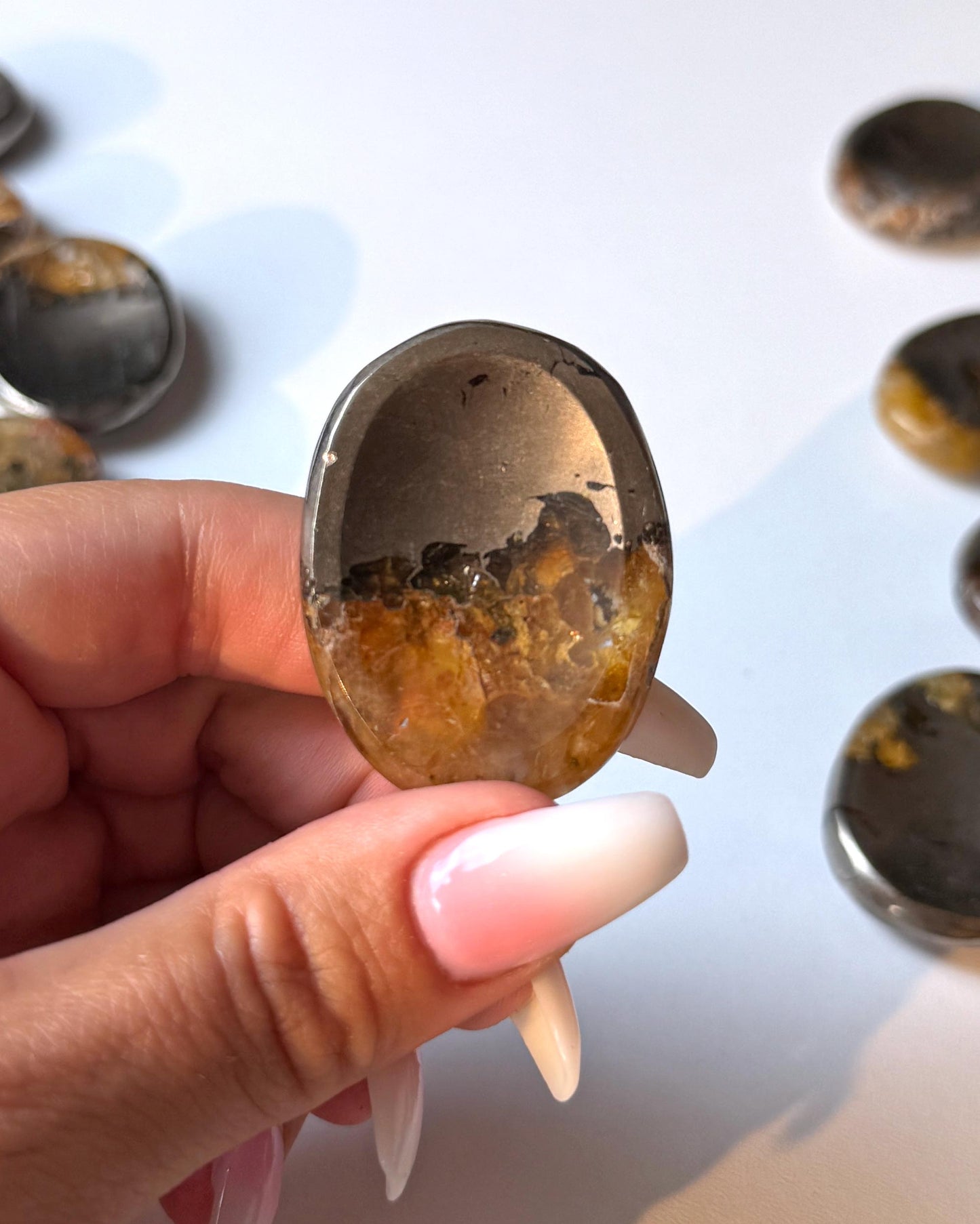 Golden Healer Pyrite Worry Stone