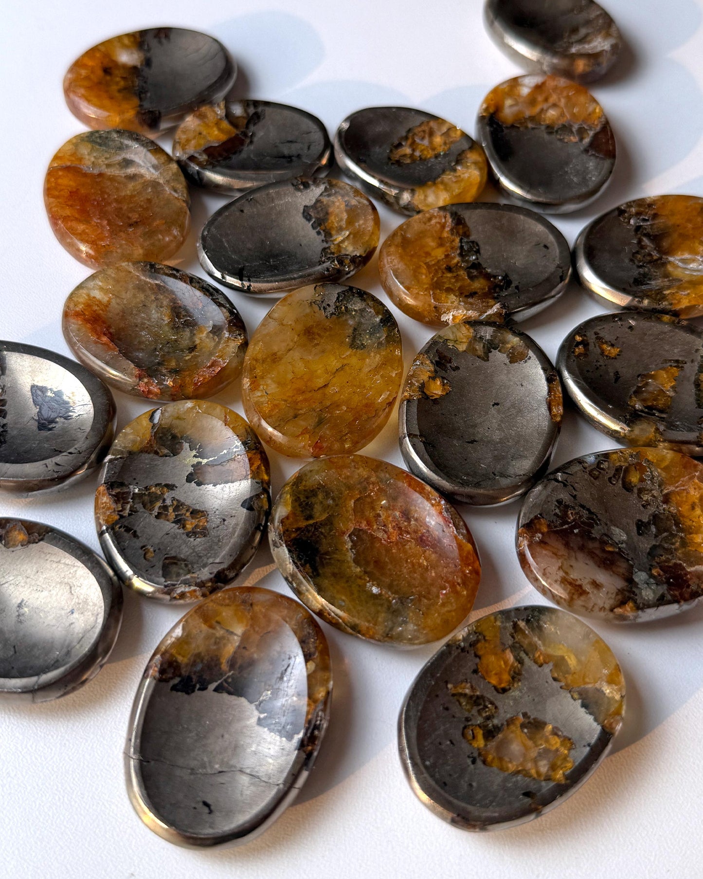 Golden Healer Pyrite Worry Stone