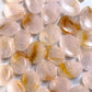 Rose Quartz Golden Healer Worry Stone