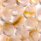 Rose Quartz Golden Healer Worry Stone