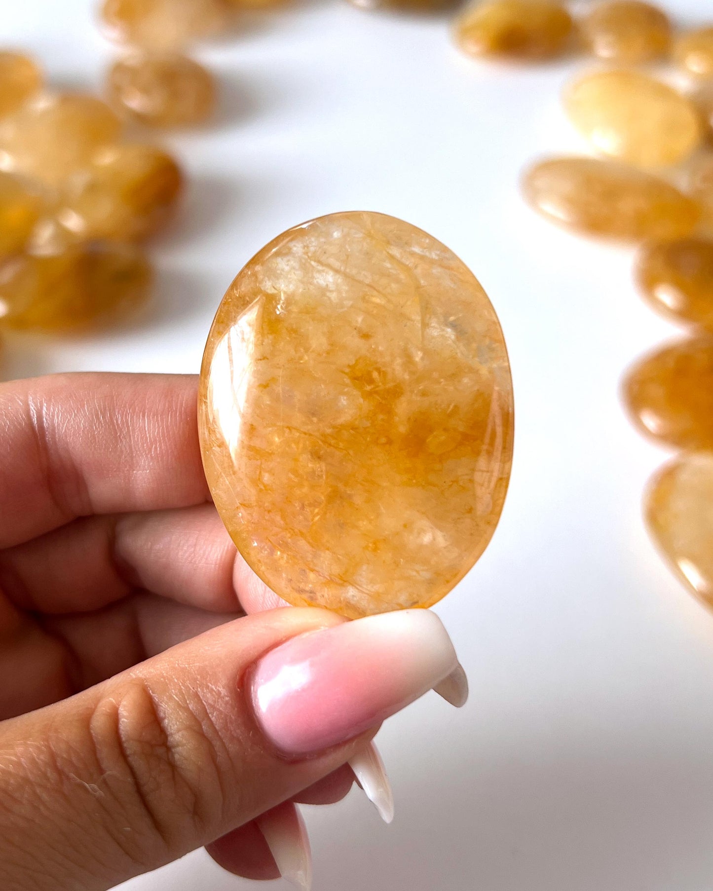 Golden Healer Palm Stone