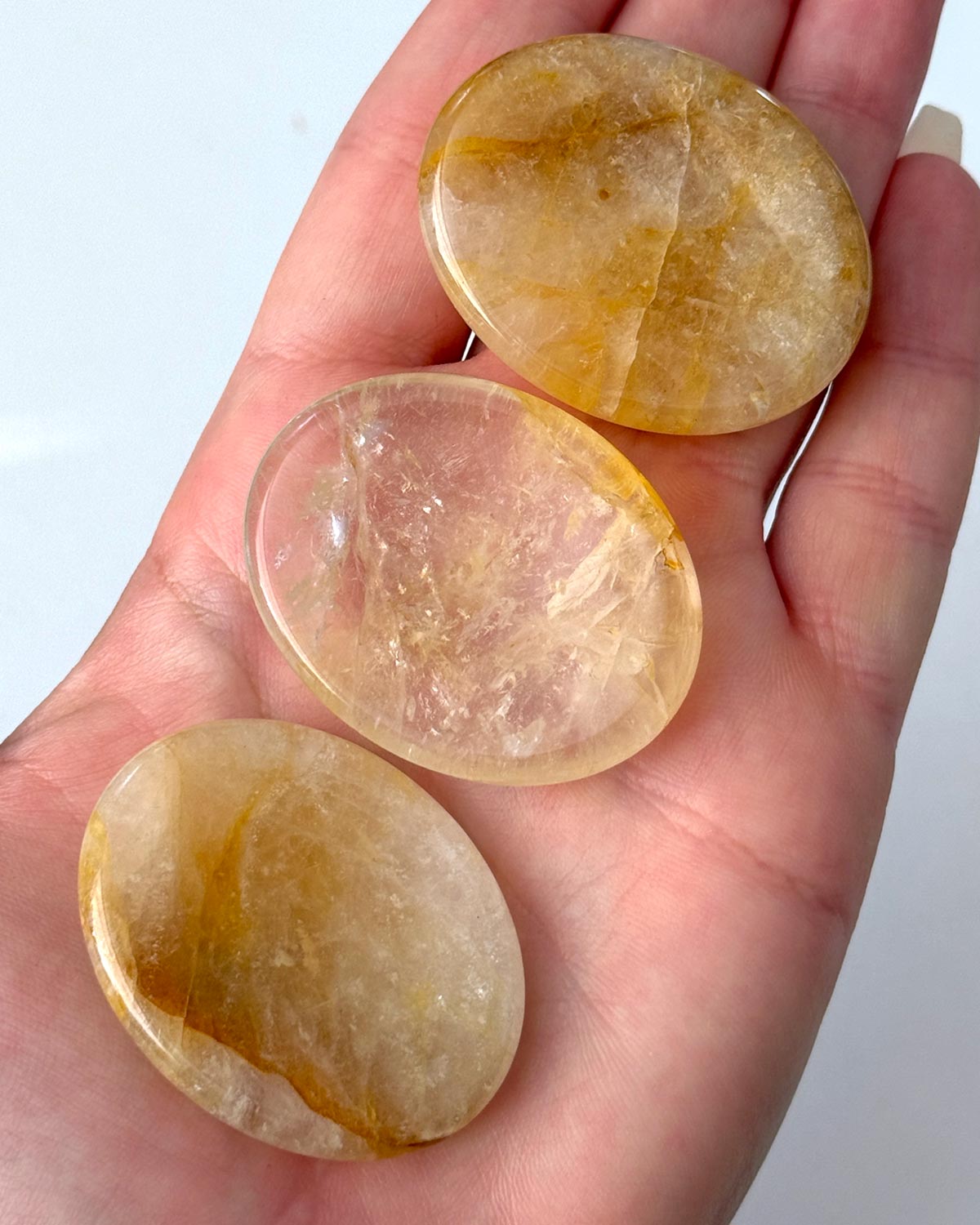 Golden Healer Worry Stone