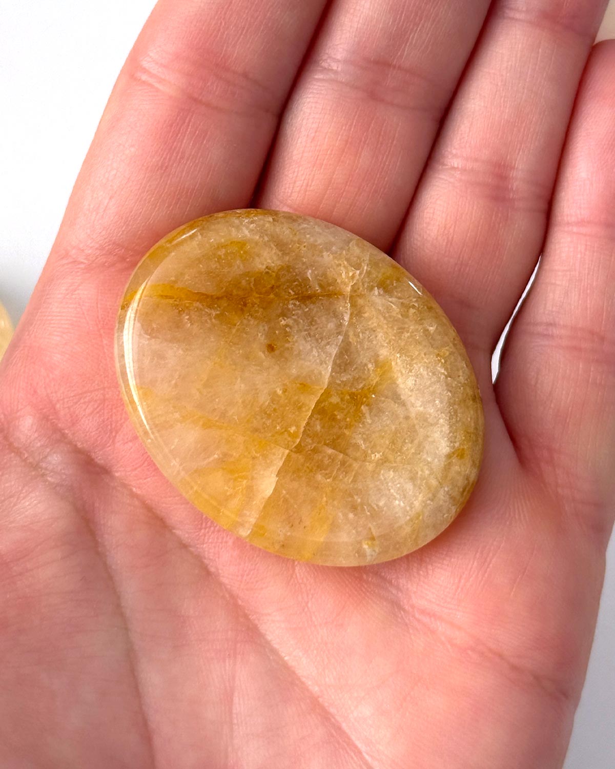Golden Healer Worry Stone