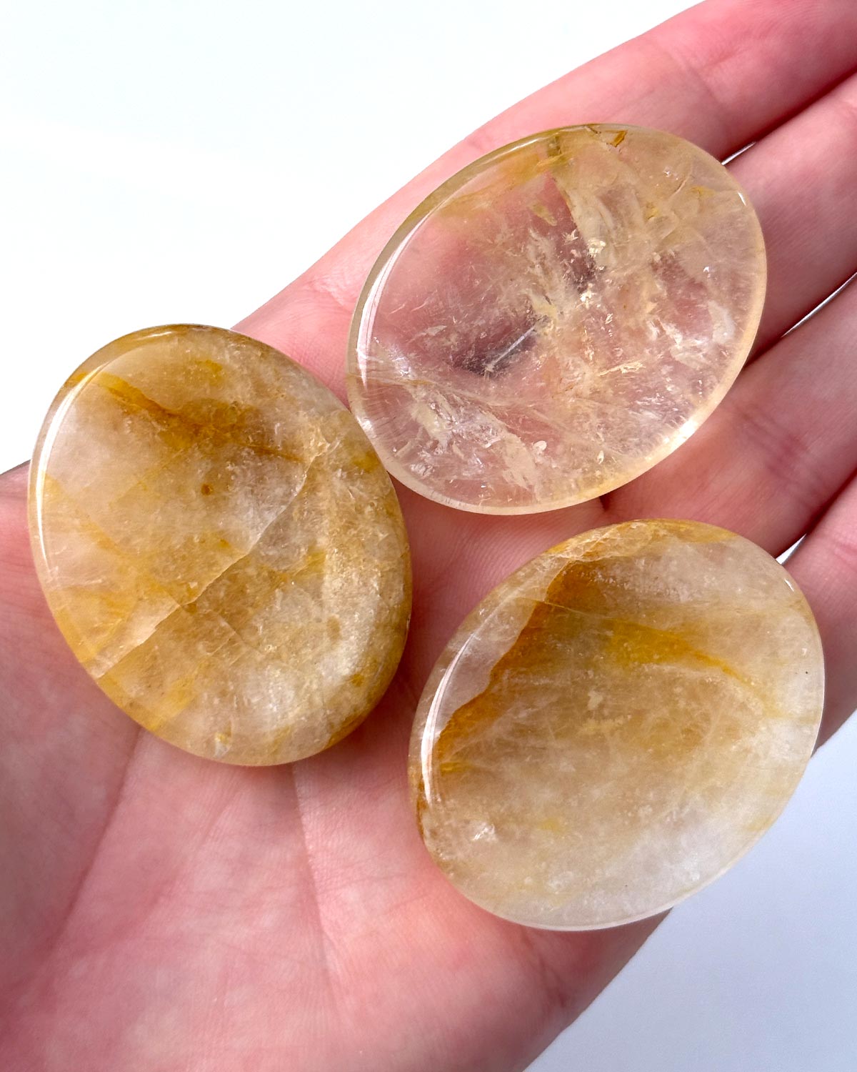 Golden Healer Worry Stone