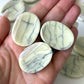 Chunky Gray Serpentine Worry Stone