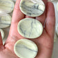 Chunky Gray Serpentine Worry Stone