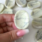 Chunky Gray Serpentine Worry Stone