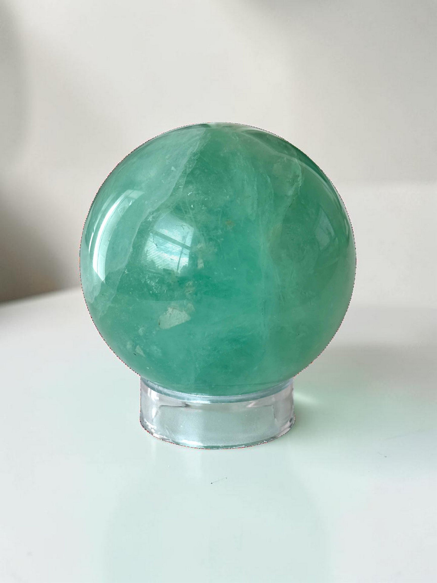 Green Fluorite Sphere 77mm