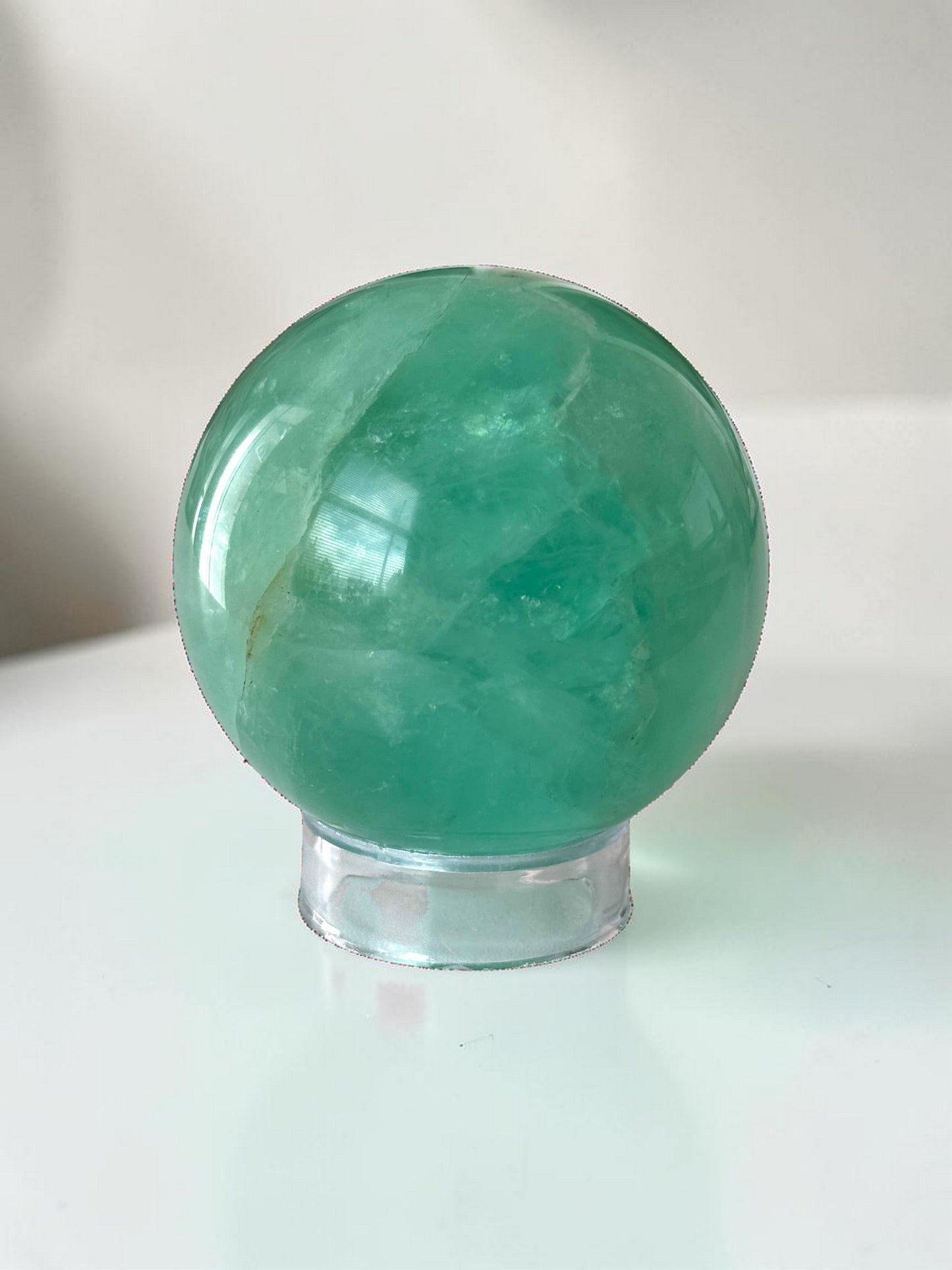 Green Fluorite Sphere 77mm