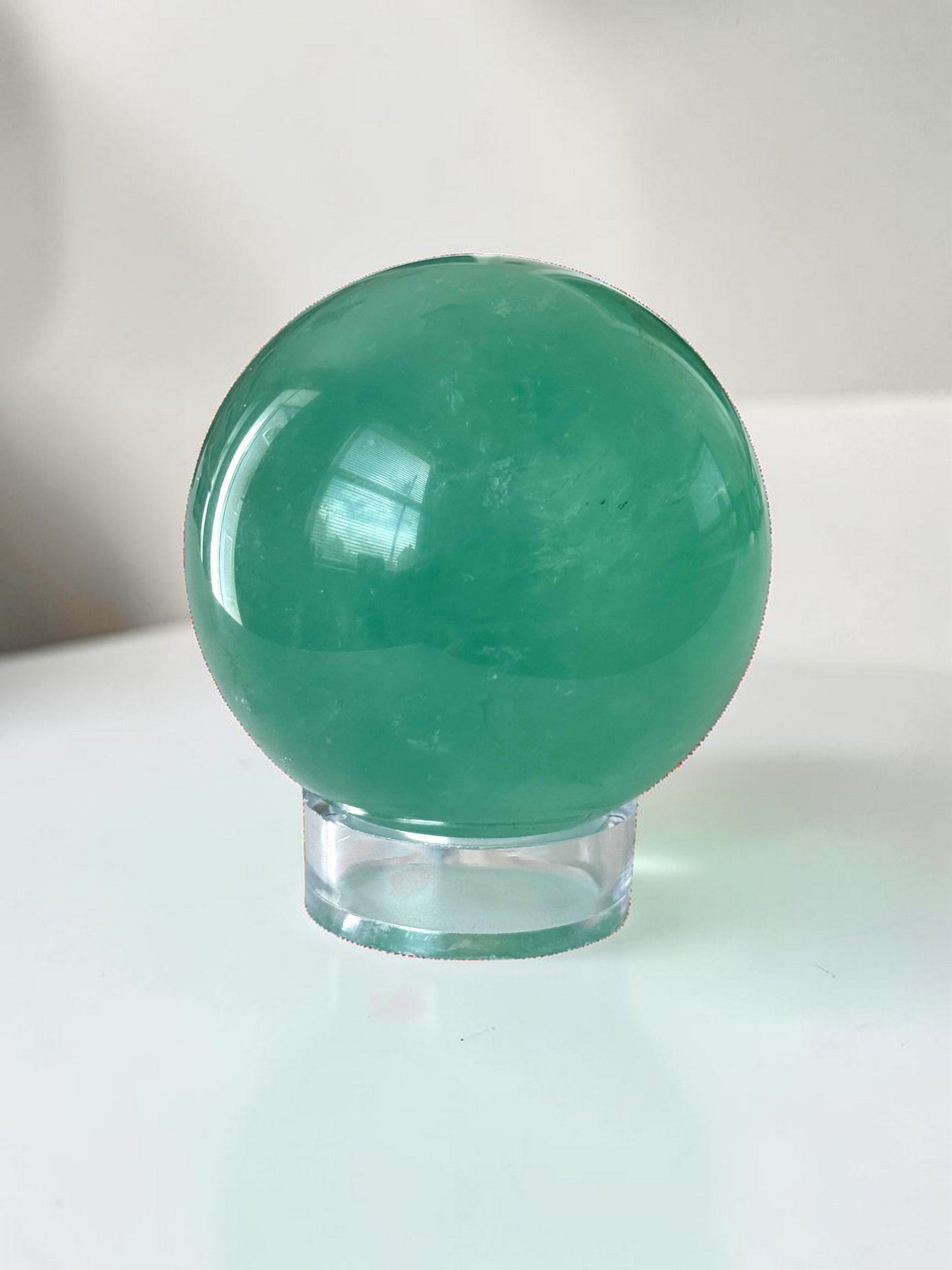 Green Fluorite Sphere 77mm