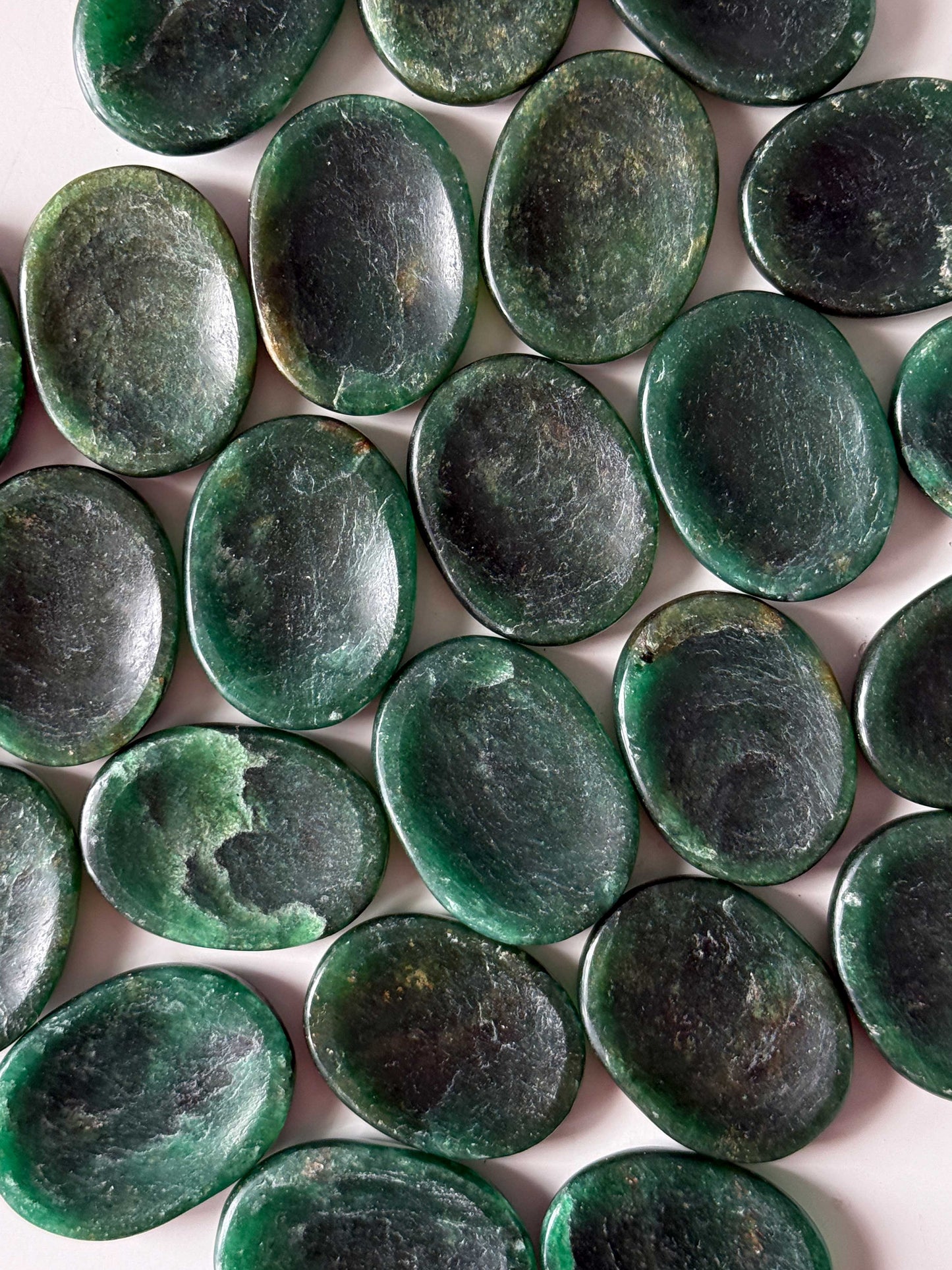 Green Fuchsite Worry Stone