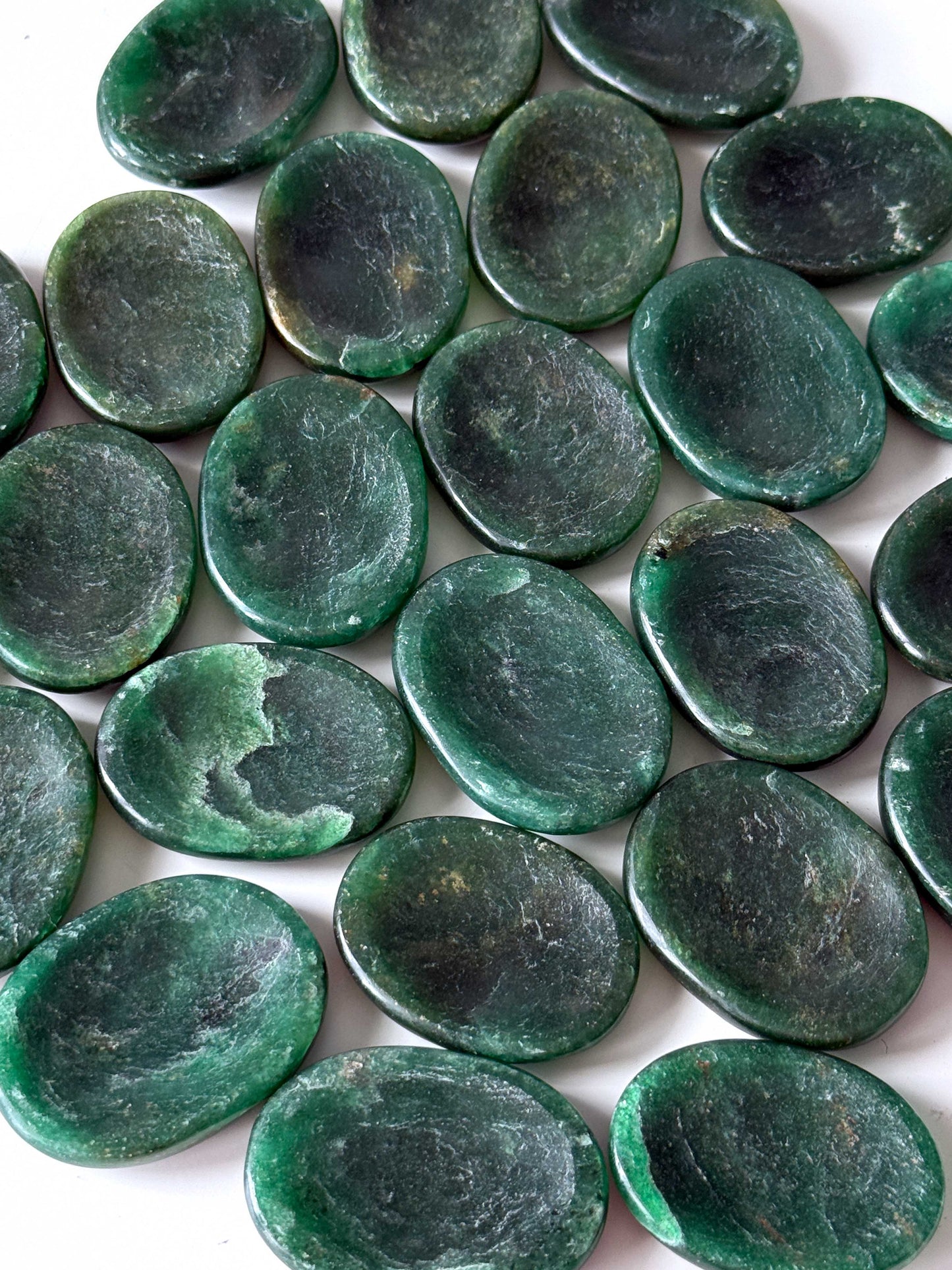 Green Fuchsite Worry Stone