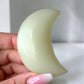 Green Onyx Crescent Moon Carving