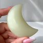 Green Onyx Crescent Moon Carving