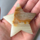 Green Onyx Star Carving