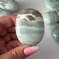 Green Sardonyx Palm Stone