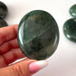 Green Strawberry Quartz Palm Stone