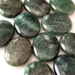 Green Strawberry Quartz Palm Stone