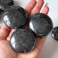 Hematite Round Palm Stone