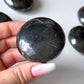 Hematite Round Palm Stone