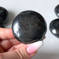 Hematite Round Palm Stone