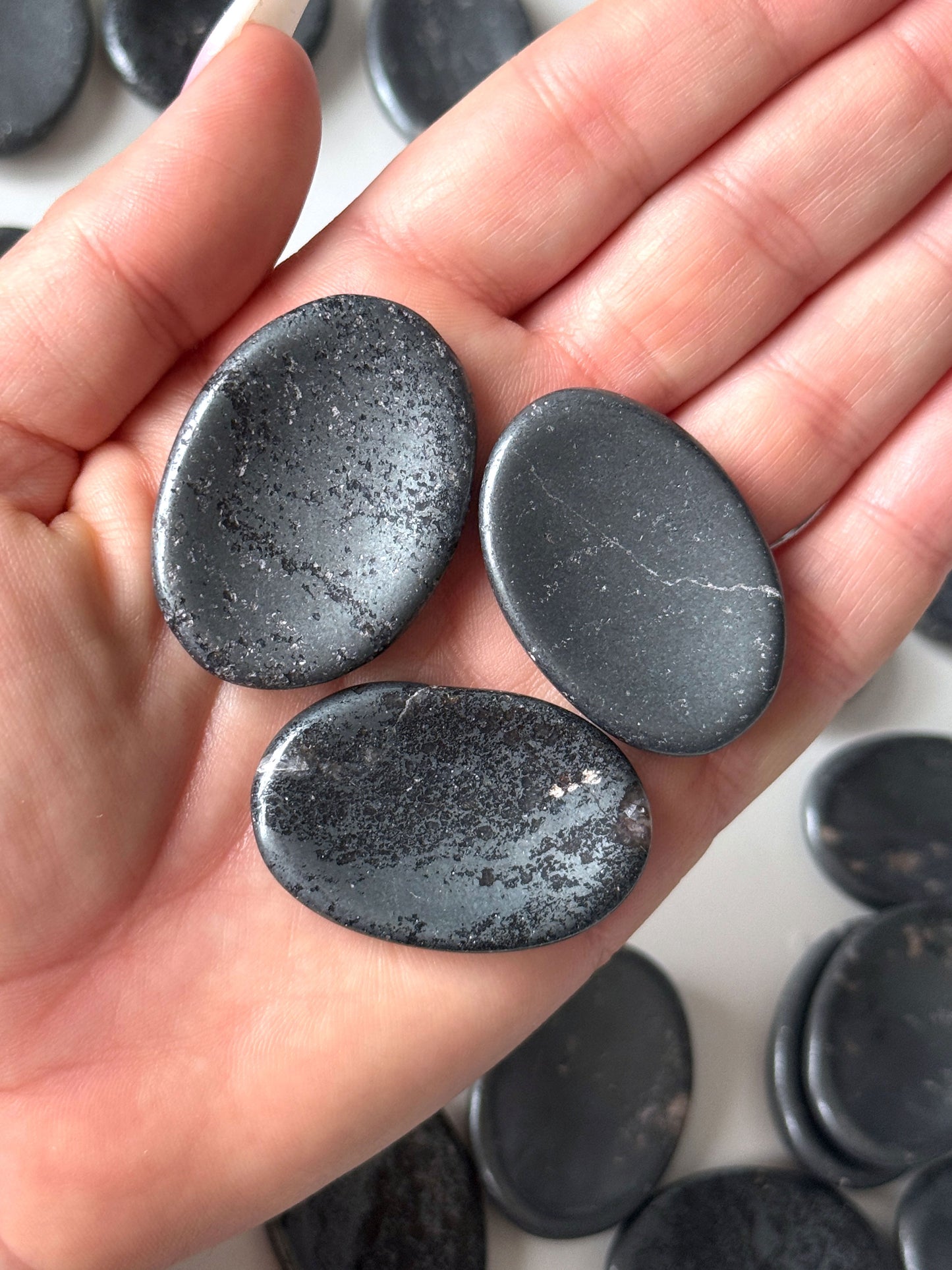 Hematite Worry Stone