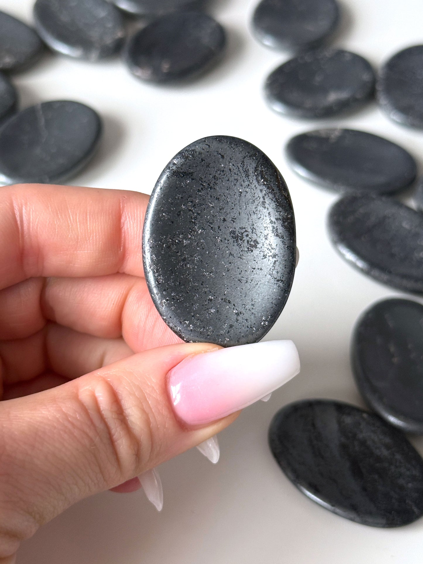 Hematite Worry Stone