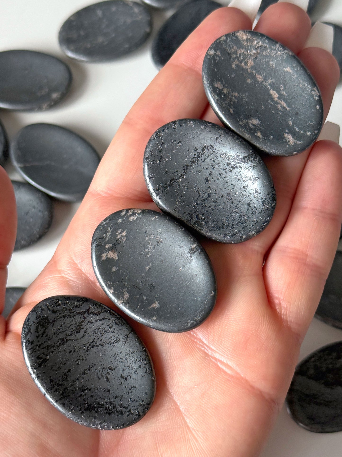 Hematite Worry Stone