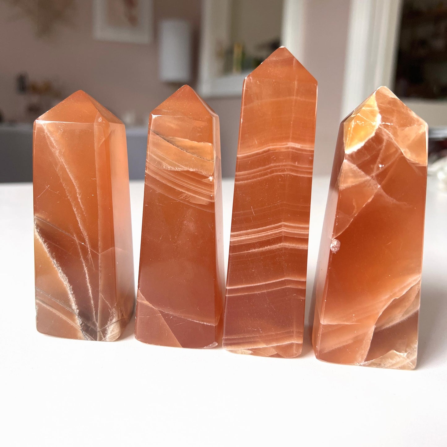 Honey Calcite Obelisk