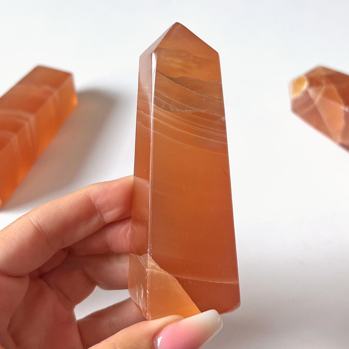 Honey Calcite Obelisk