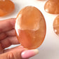 Honey Calcite Palm Stone