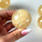 Honey Calcite Sphere 45mm