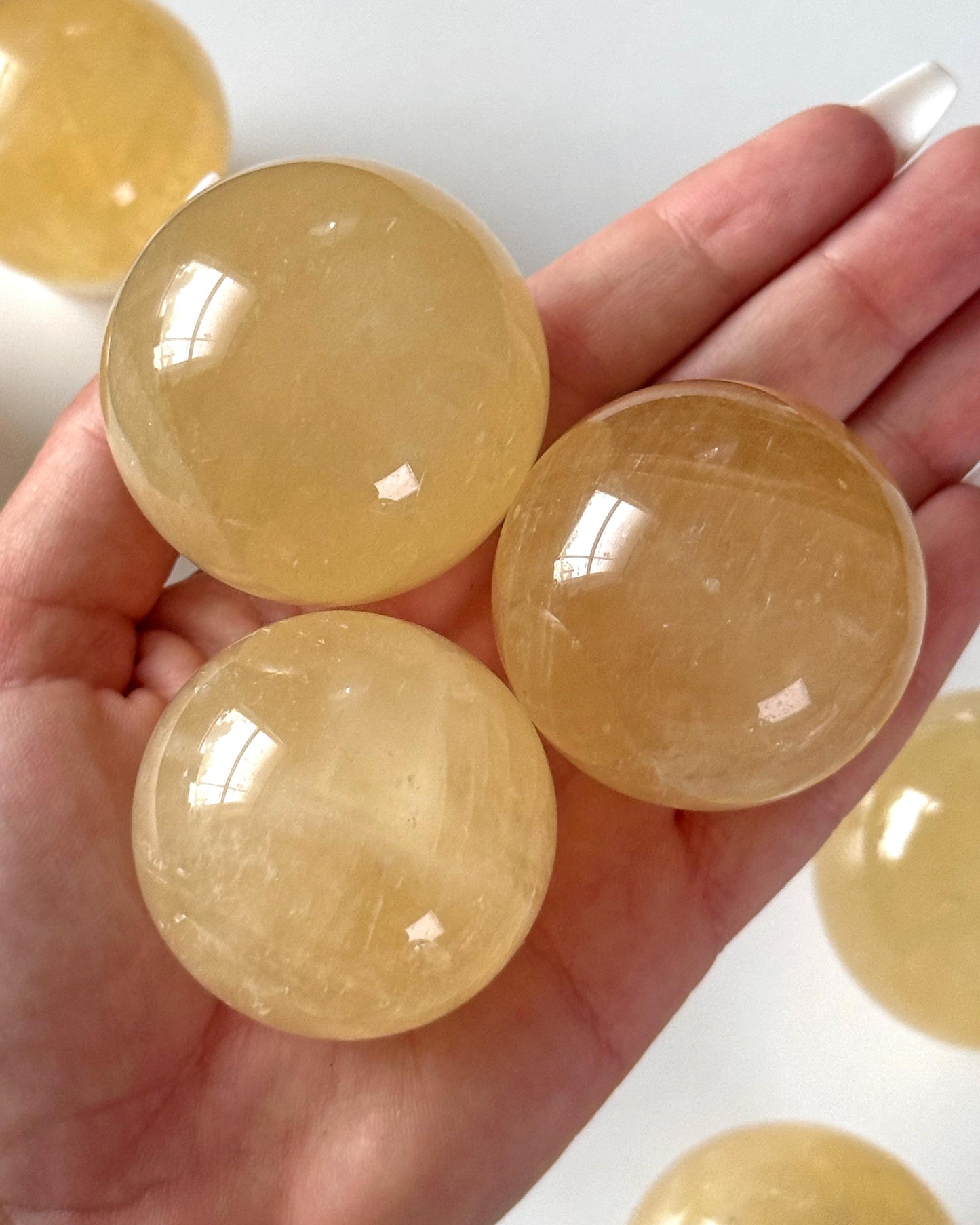 Honey Calcite Sphere 45mm