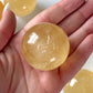 Honey Calcite Sphere 45mm