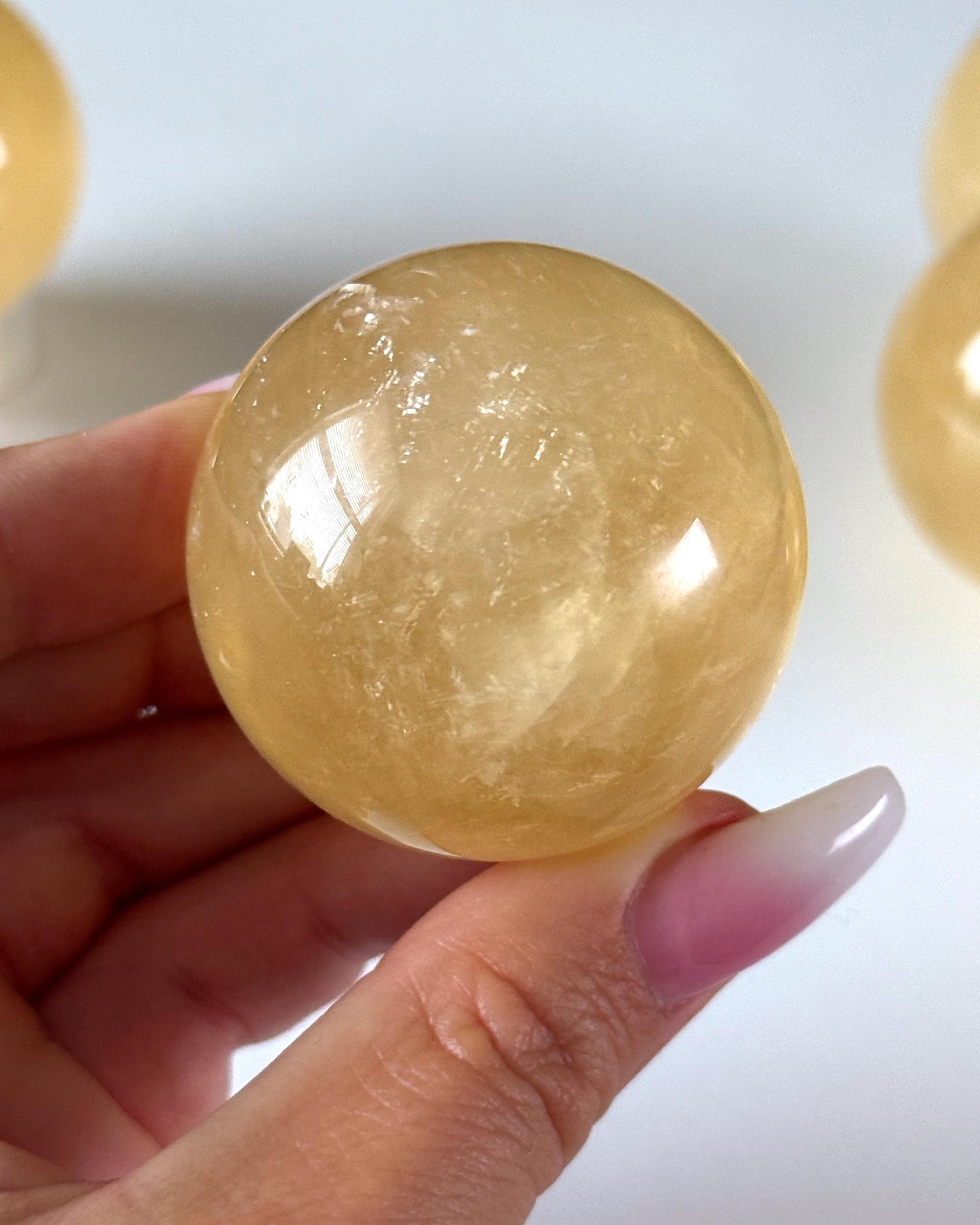 Honey Calcite Sphere 45mm