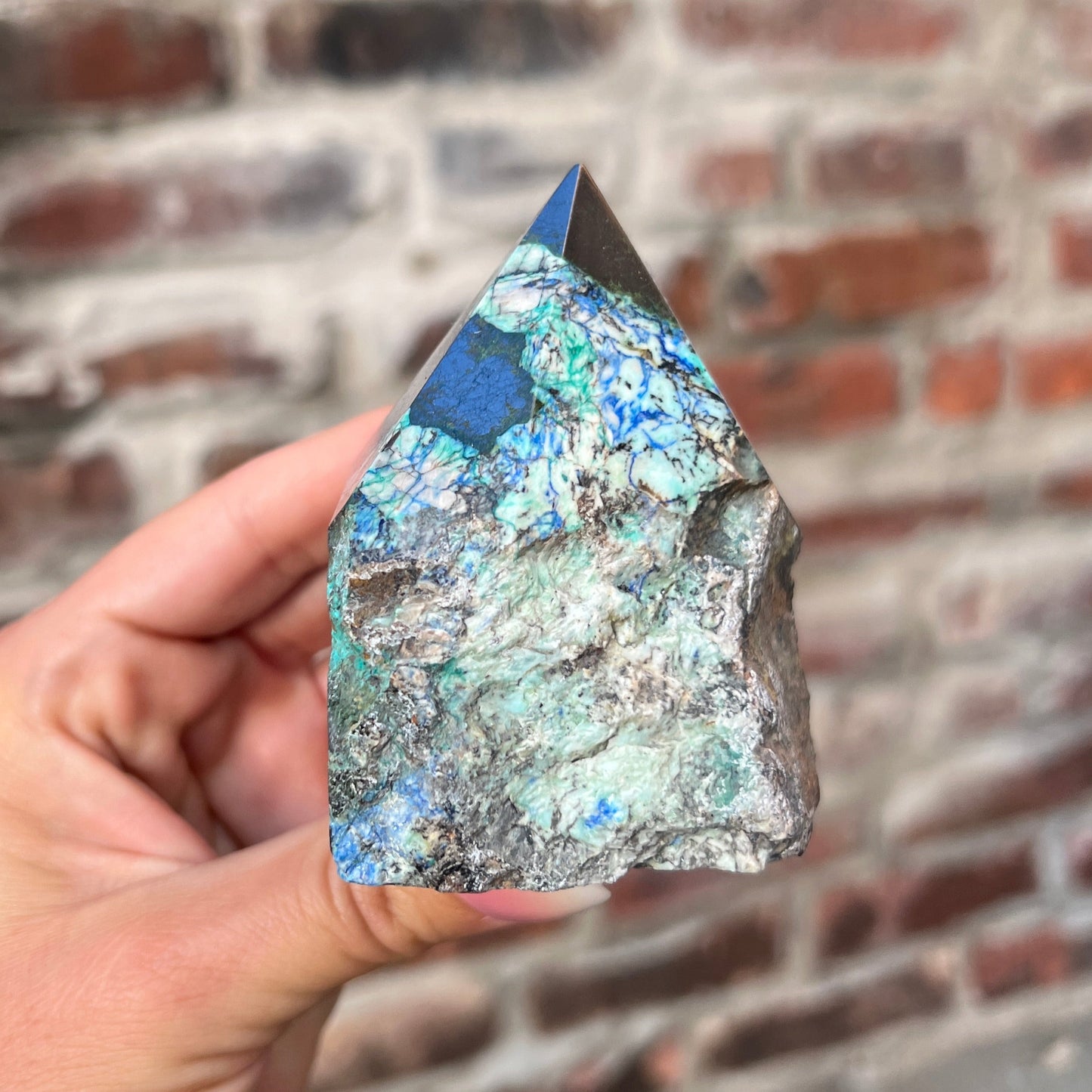 Azurite Malachite Point