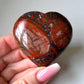 Hematite Red Jasper Conglomerate Heart